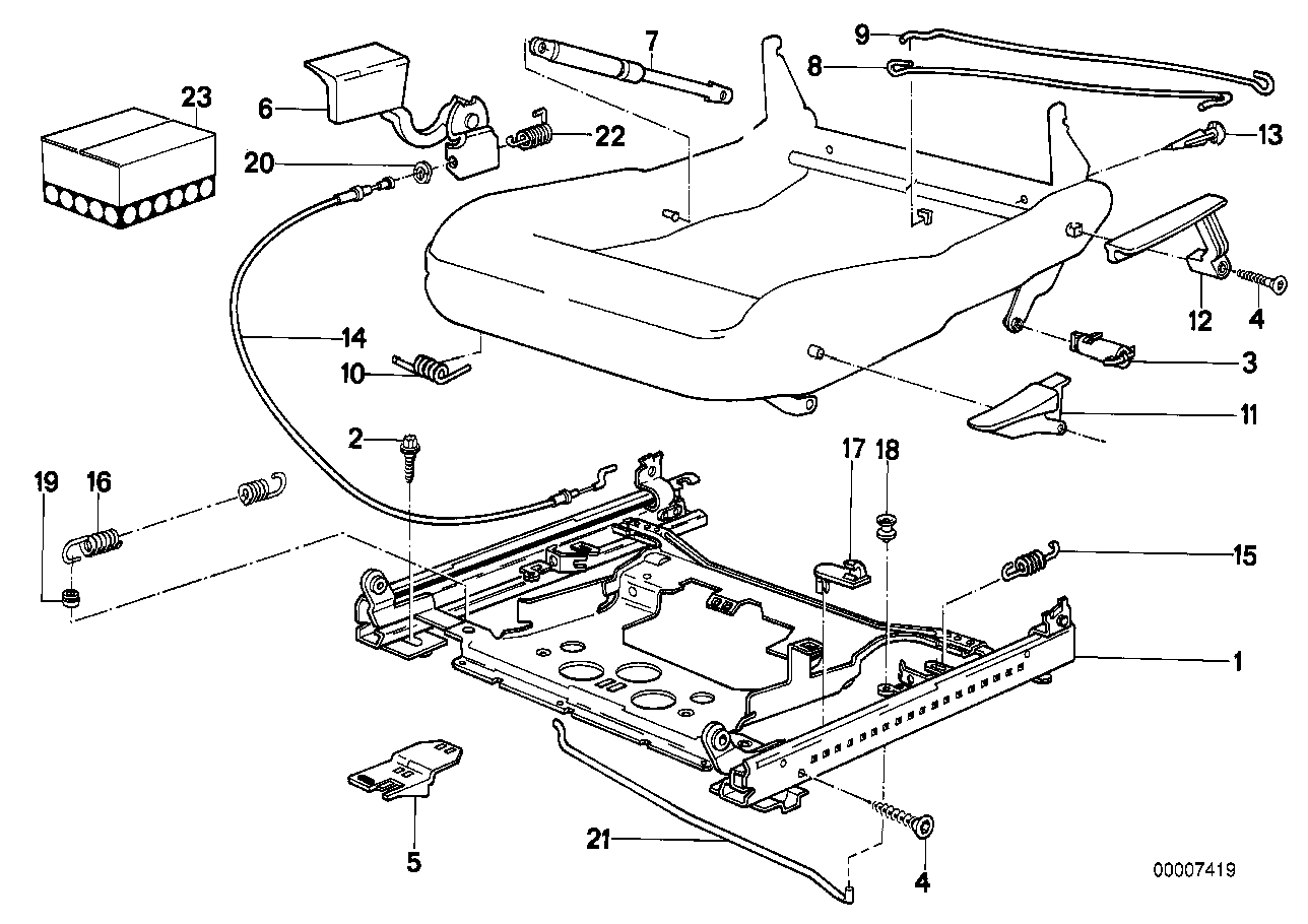 Genuine BMW 52101938012 E34 E32 Pin (Inc. 730iL, 518g & 525i) | ML Performance UK Car Parts