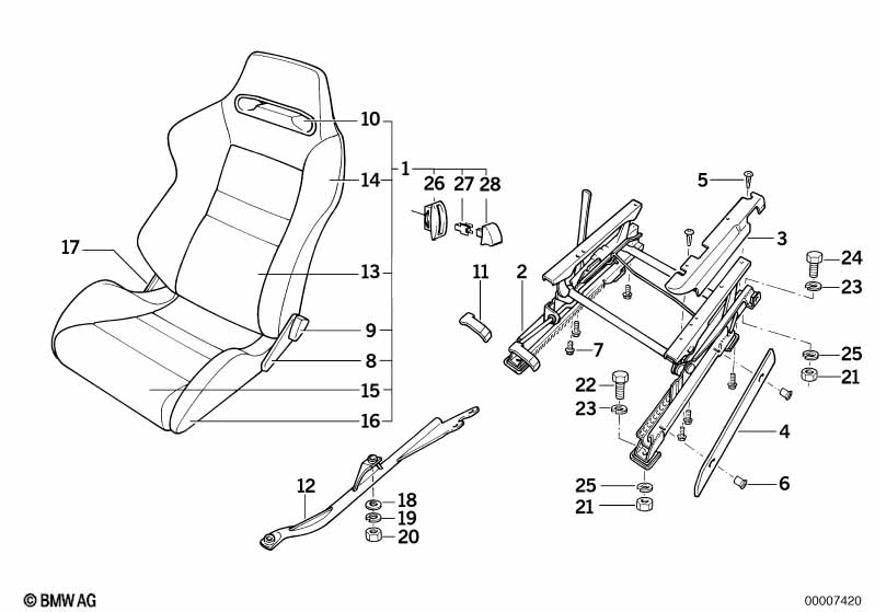 Genuine BMW 52101881770 E30 E24 E28 Covering Lower Outer ANTHRAZIT (Inc. 520i) | ML Performance EU Car Parts