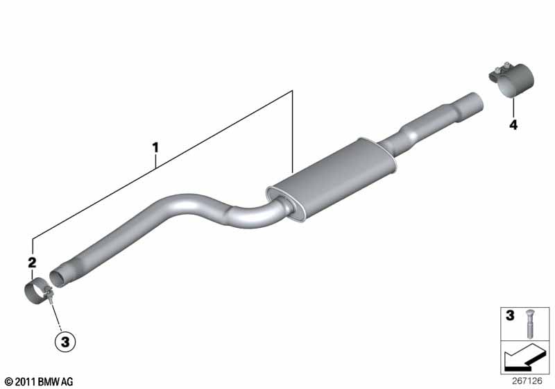 Front muffler