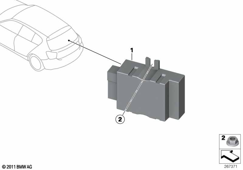 Genuine BMW 16149494391 F33 F44 Control Unit For Fuel Pump (Inc. 420iX, Cooper SD & 425d) | ML Performance UK Car Parts