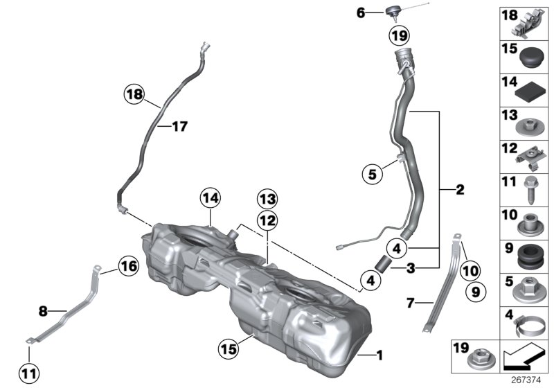 Genuine BMW 16117470341 F80 Filler Cap (Inc. M4, 330iX & X5 35iX) | ML Performance UK Car Parts