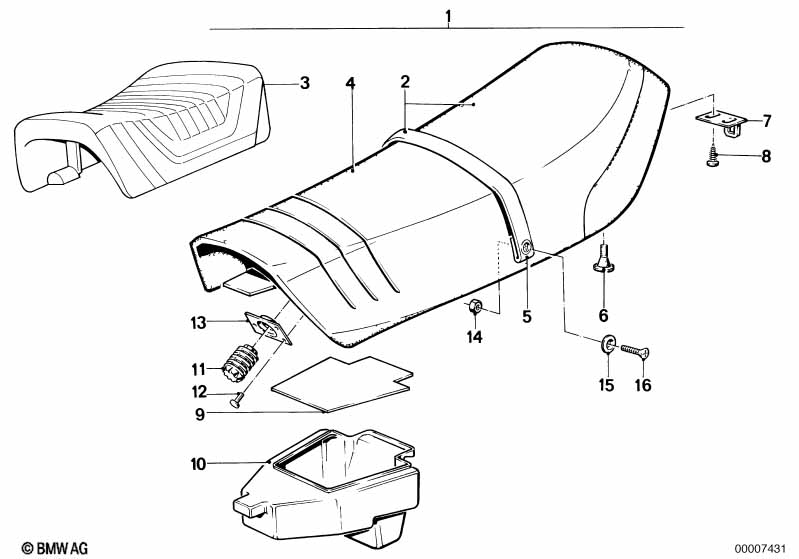 Genuine BMW 52531242317 Gasket (Inc. R 80 G/S) | ML Performance EU Car Parts