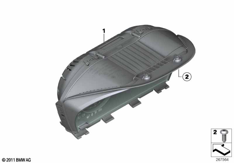 Genuine BMW 62109371017 Instrument Cluster KMH (Inc. M235i Racing) | ML Performance EU Car Parts