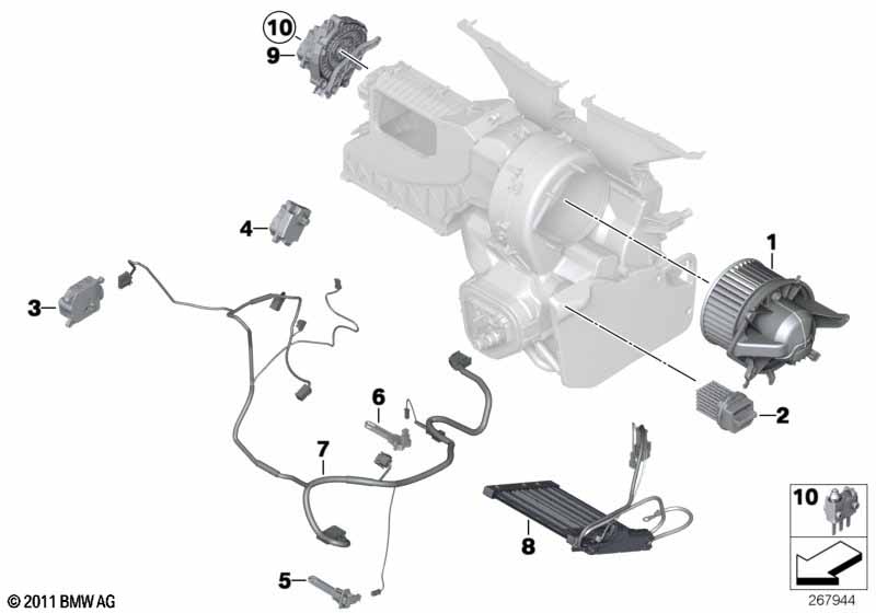 Electric parts for AC unit