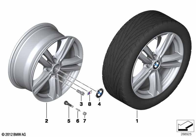 Obr. BMW, st. le. M spr. gw. 386