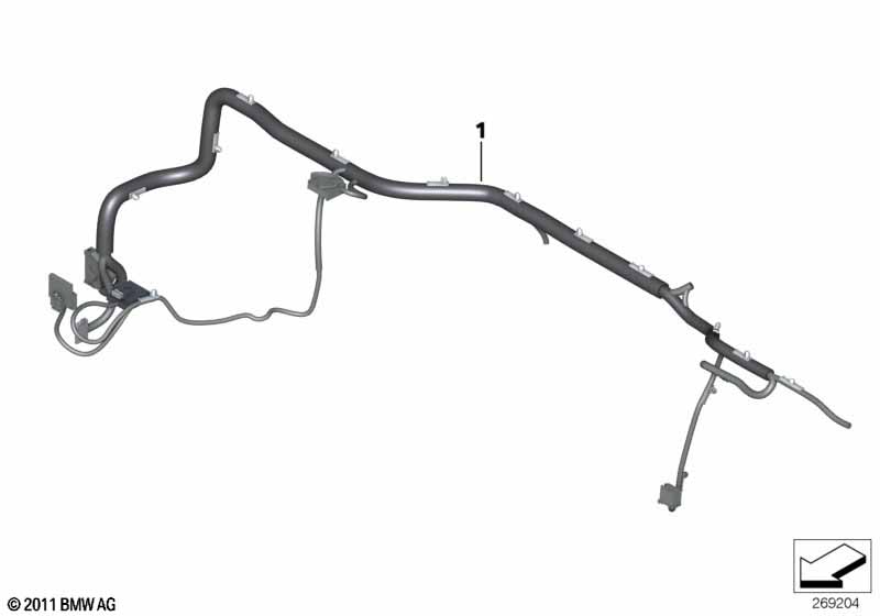 Wiring harness, instrument panel