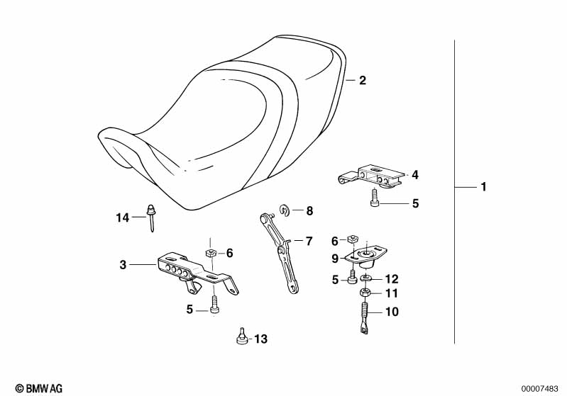 Saddle dual seat