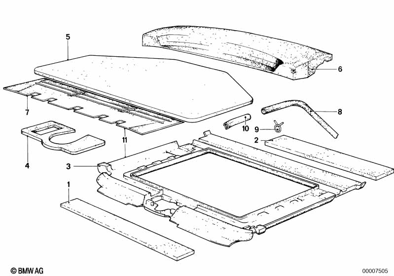 Genuine BMW 51731947958 E23 E30 E12 Water Hose 1690mm (Inc. 320, 628CSi & 3.3L) | ML Performance EU Car Parts