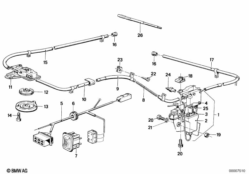 Electr.sliding lifting roof operation