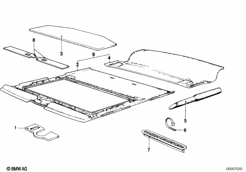 Trim sliding lifting roof