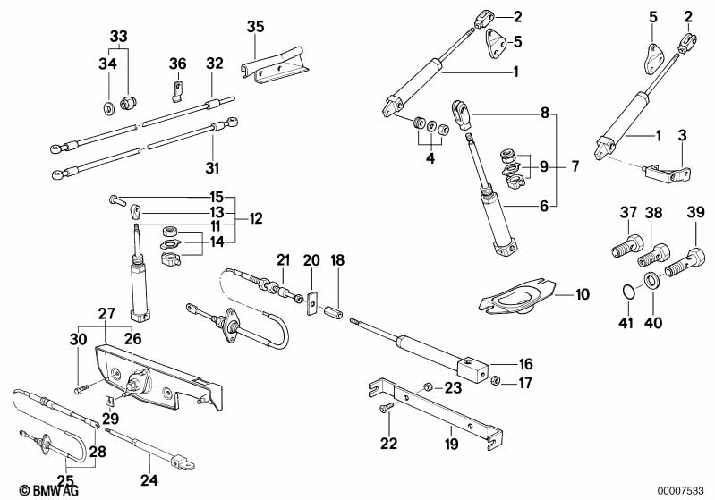 Genuine BMW 07129934900 E23 E30 Clamp A4 (Inc. 732i, 745i & 728iS) | ML Performance EU Car Parts