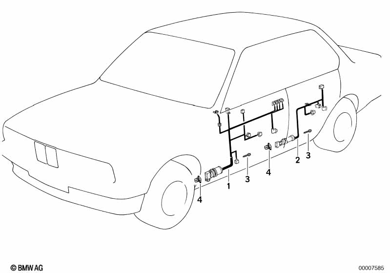 Door cable harnesses