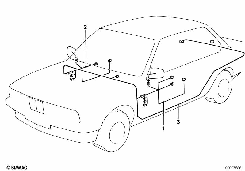 Faisceau pour retro exterieur electrique