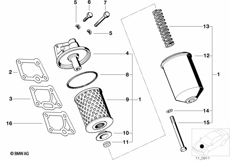 Genuine BMW 11421252467 E24 E23 E12 Compression Spring (Inc. 3.0SBav, 528i & 633CSi) | ML Performance UK Car Parts