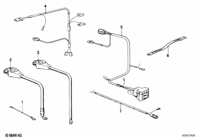 Battery cable/earth cable