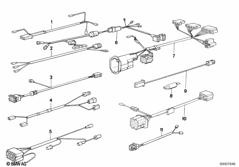 Various additional wiring sets