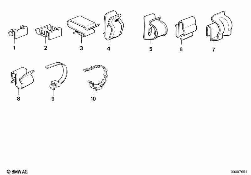 Cable clamps/cable ties