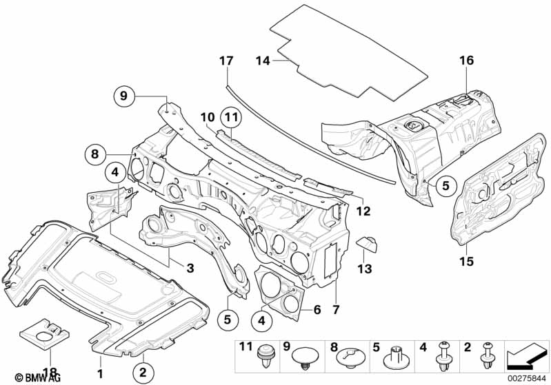 Genuine BMW 51487059260 Sound Insulating Engine Hood | ML Performance EU Car Parts