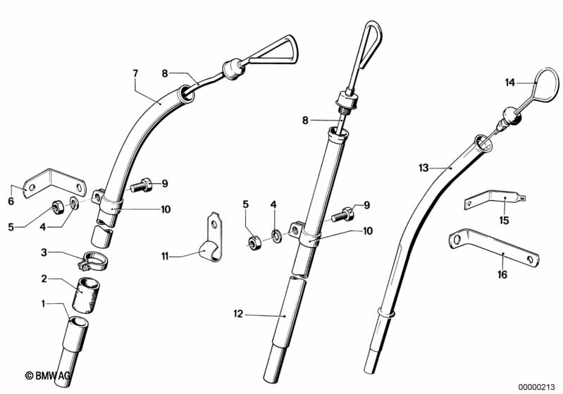 Genuine BMW 11431256703 E12 Guide Tube Upper Part ROHR 12X1 L=196 (Inc. 520) | ML Performance UK Car Parts