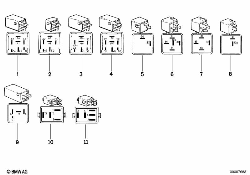 Various relays