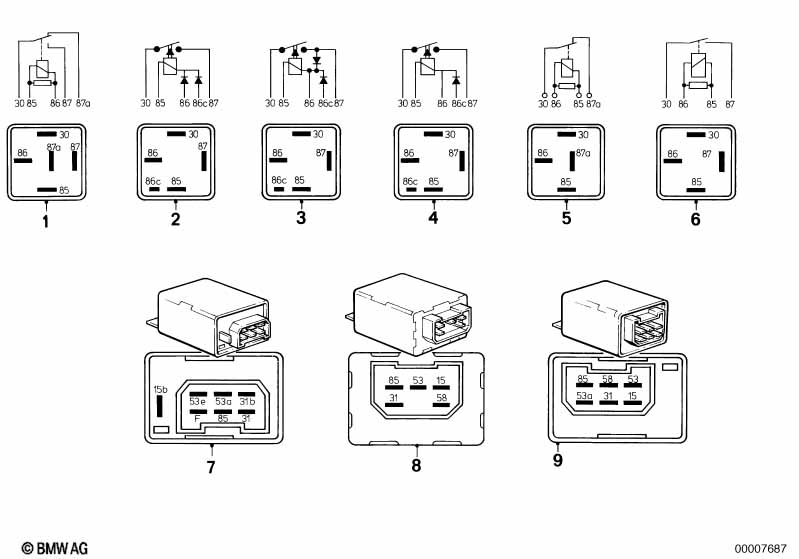 Control unitrelais connections