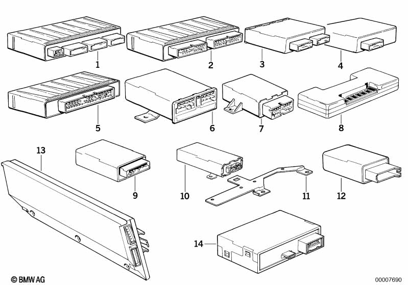 Body control units and moduls