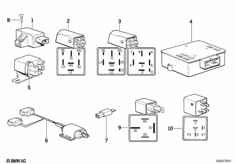 Various relays