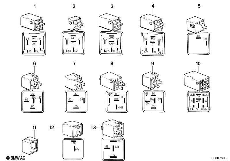 Various relays