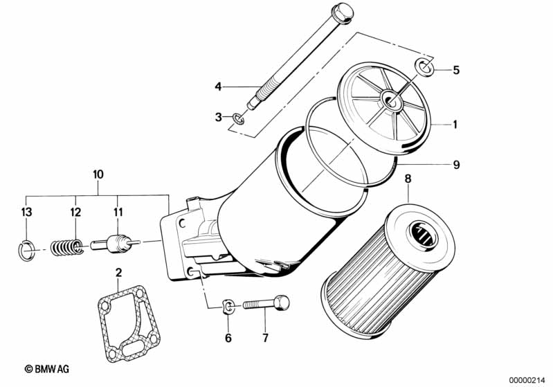 Lubrication system-Oil filter