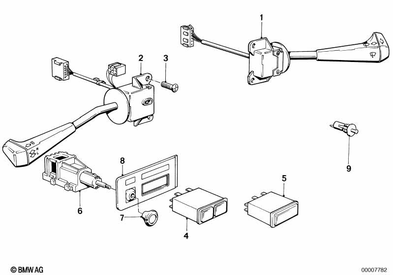 Steering column switch