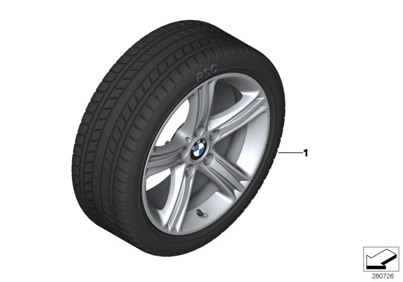Winter wheel w.tire star sp.393 - 17