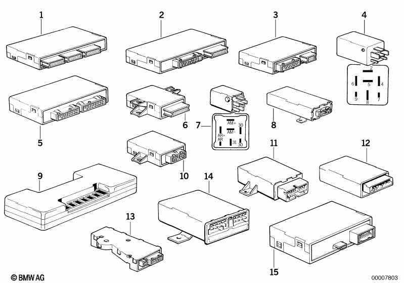 Body control units and moduls