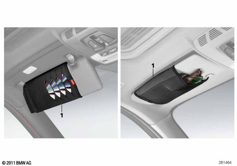 Glasses/CD/DVD case BMW Lines
