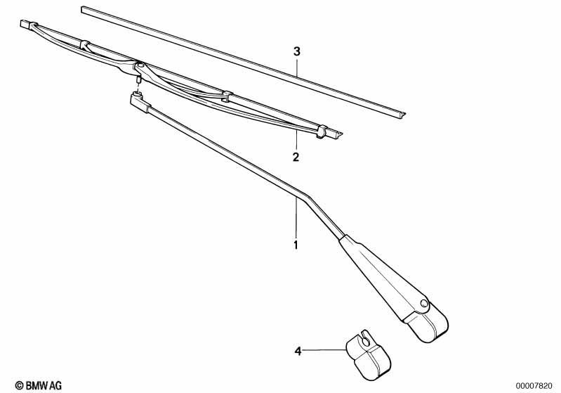 Wiper arm/wiper blade