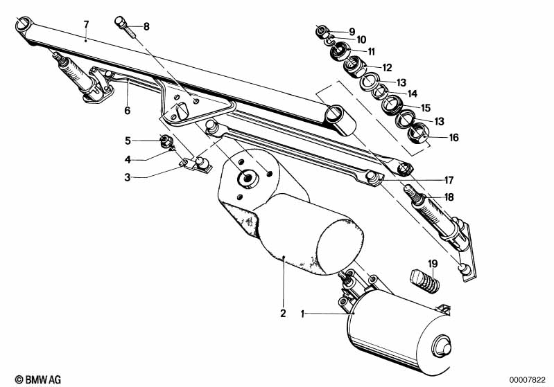 Single wiper parts