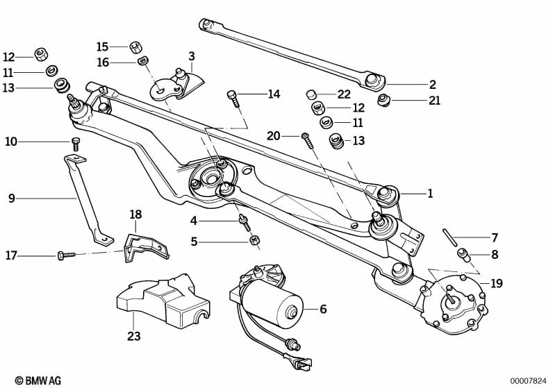 Single wiper parts