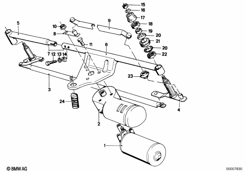 Single wiper parts