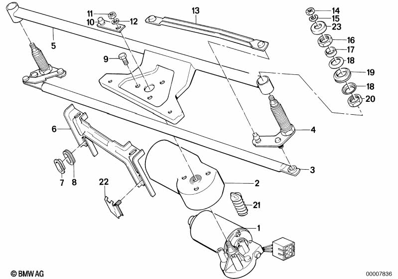 Single wiper parts