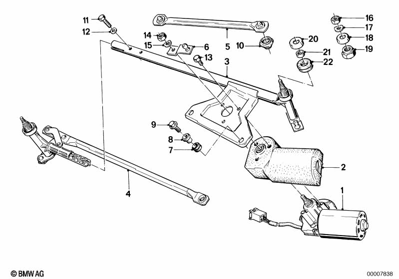 Single wiper parts