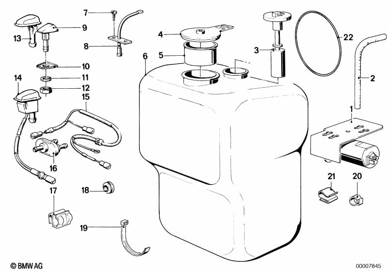Pièces de dispositif de lave-glace