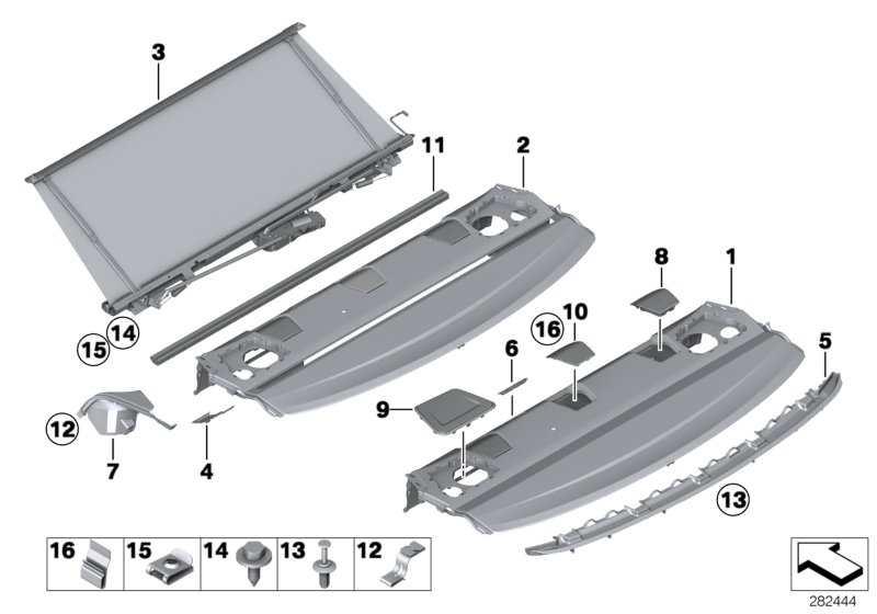 Genuine BMW 51439143451 F03 E67 F02 Fixing Clamp, Cover (Inc. Hybrid 7, 325d & 750Li) | ML Performance UK Car Parts