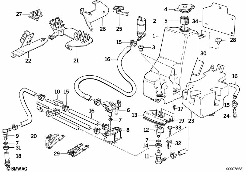Headlight cleaning system
