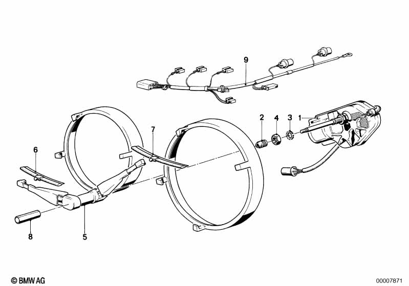 Headlight cleaning system