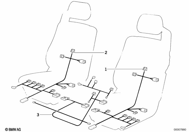 Genuine BMW 61121392700 E31 Wir.Set Seat/Mirror/Steering Column Memo (Inc. 840i, 850Ci & 840Ci) | Duco Car Parts UK Car Parts