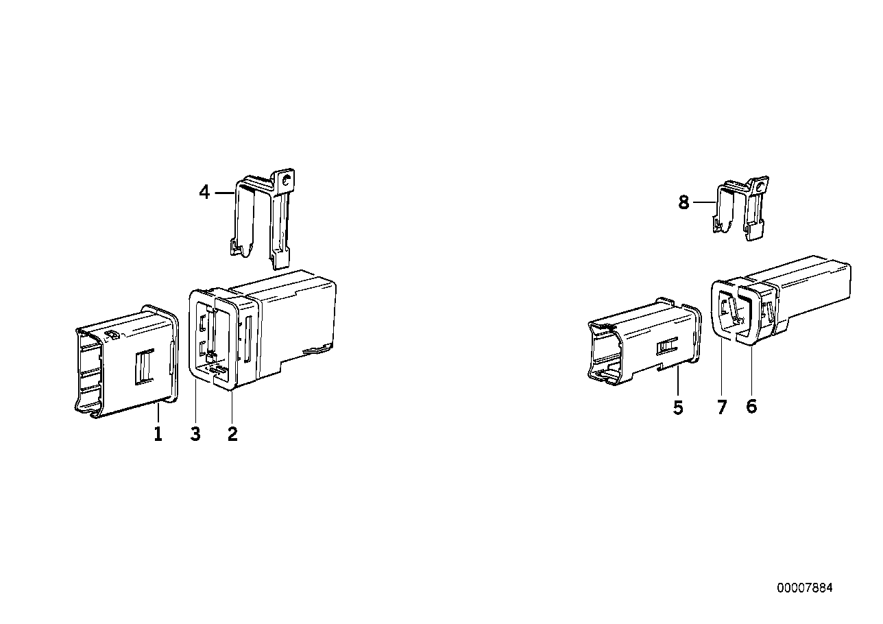 Genuine BMW 61131379202 E32 Guide Right (Inc. 750iL, 735iL & 750iLS) | Duco Car Parts UK Car Parts
