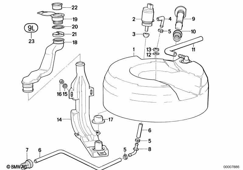 Headlight cleaning system