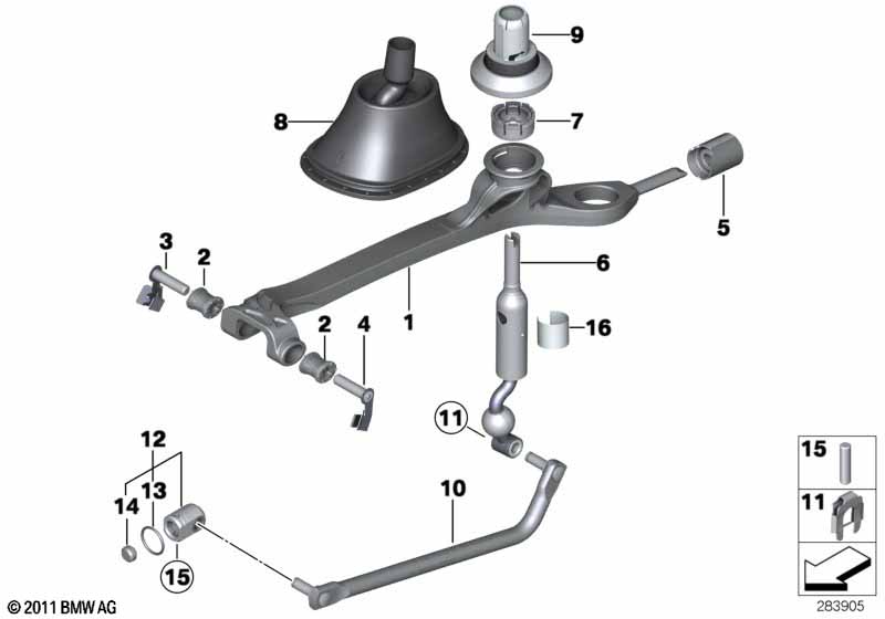 Řazení mechanická převodovka