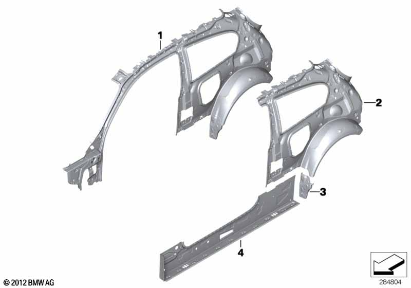 Genuine BMW 51177409543 F21 F21 Cover Pot (Inc. 125d, 118dX & 116d) | ML Performance UK Car Parts