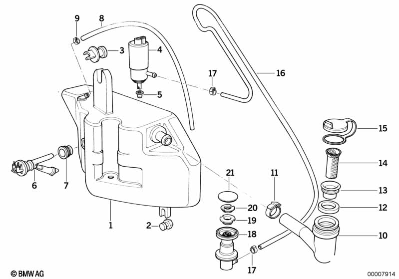Genuine BMW 61681386662 Hose Clamp D=24mm (Inc. 540i, 530i & 518g) | ML Performance EU Car Parts