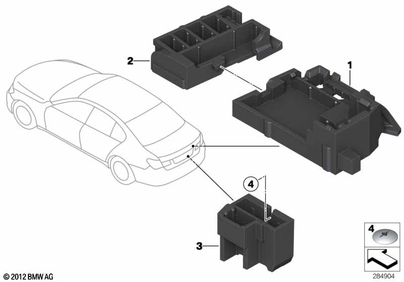 Genuine BMW 61359270699 Device Holder (Inc. Alpina B7X, 750iX & 740Li) | ML Performance UK Car Parts